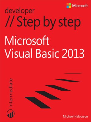 cover image of Microsoft Visual Basic 2013 Step by Step